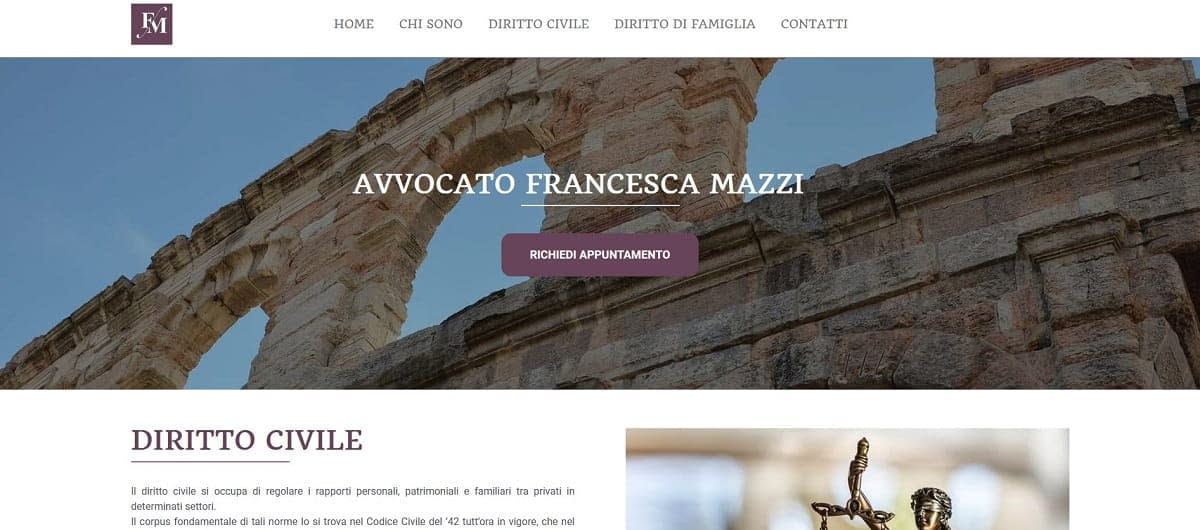 Mazzi Realizzazione sito web per avvocati by Idra Siti Web