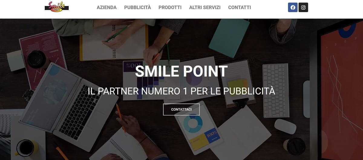 Smile Point Realizzazione sito web per agenzia pubblicitaria by Idra Siti Web