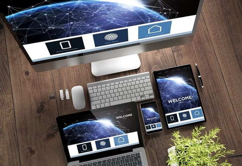 Sito che si adatta a più dispositivi smartphone e tablet